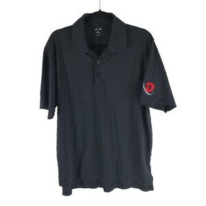 Adidas Mens Black Golf Performance Polo Shirt Size M